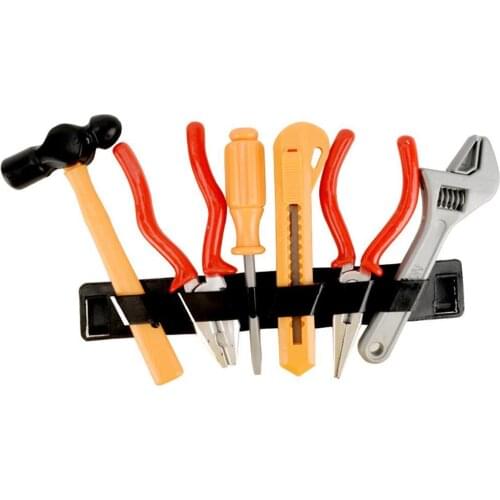 6Pcs Simulation Wrench Pliers Hammer Set Building Tool Kit Kids DIY Construction Toy Learning Engineering Puzzle Gifts For Boy