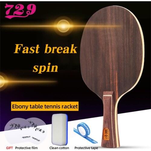 729 Ebony 5/7 Table Tennis Blade Professional Ping Pong Racket Offensive Arc
