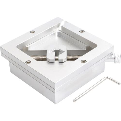 90mm silver ball planting table BGA steel mesh template bracket Foxture fixture for PCB chip welding rework repair fixture