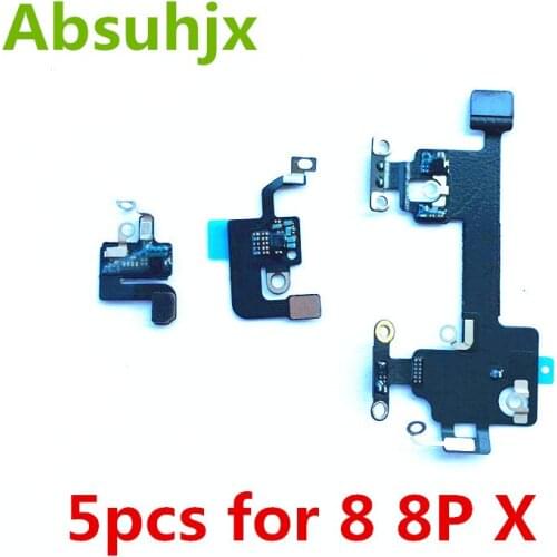 Absuhjx 5pcs Wifi Flex Cable for iPhone 8 Plus X 8G Wi-Fi Antenna Signal Ribbon Replacement Parts