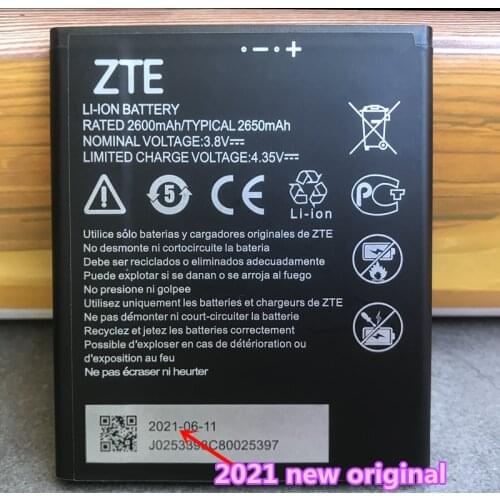 2020 Original 2650mAh Li3826T43P4h695950 Battery For ZTE Blade A5 2019 Mobile Phone Batteries