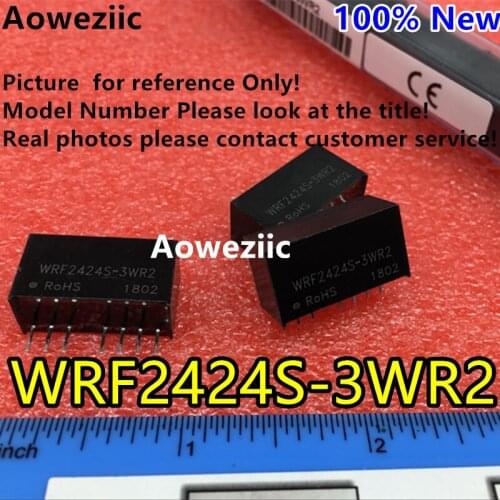 Aoweziic 2PCS/lot WRF2424S-3WR2 WRF2424S-3W New Original SIP7 Input: 18-36V Regulate OUT: 24V 0.125A DC-DC 3KV Voltage Isolate