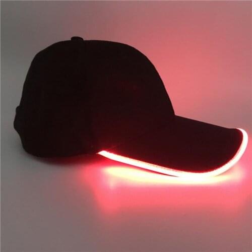 2021 New LED Light Up Baseball Caps Glowing Adjustable Hats Luminous Holiday Hat Unisex For Party Hip-hop Running And More