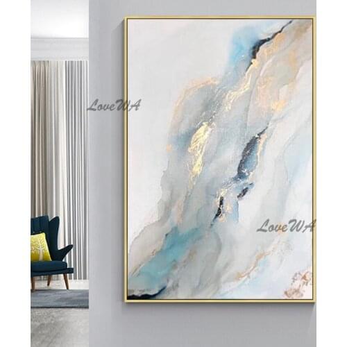 Frameless 2021 Fashion Art Handmade Abstract Oil Painting Gold Foil Colorful Modern Paintings Home Decor Wall Painting On Canvas