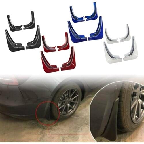 For Tesla Model 3 2017-2019 Car Mud Flaps MudFlaps Splash Guard Fender Mudguard