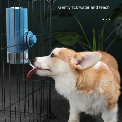 Pet Water Dispenser 500 / 700lm Hanging Cage Drinking Cup Pet Products Automatic Water Feeding Kettle Cat Dog Cage Accessories