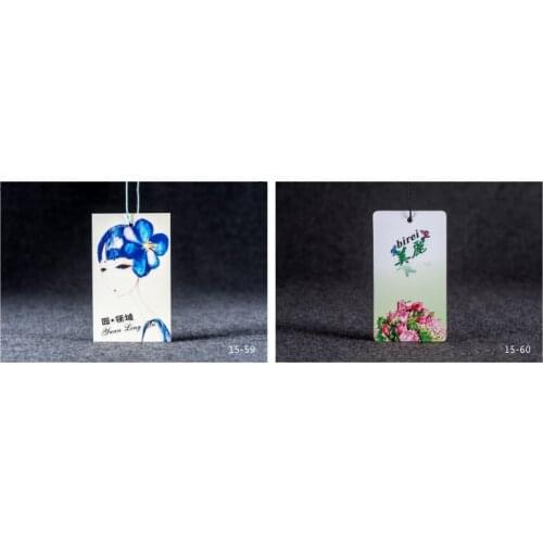 Custom clothing hang tag 300/400/600/700gsm paper garment swing hanging tag JYYJ081