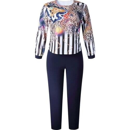 2 Piece Sets African Sets For Women New African Print Elastic Bazin Baggy Pants Rock Style Dashiki Long Sleeve Famous Suit Lady