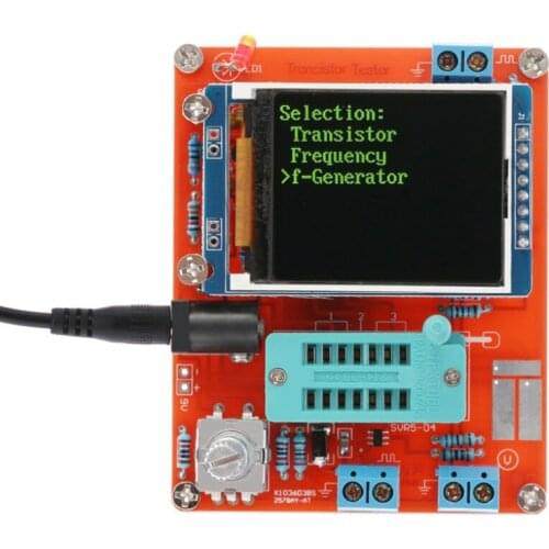Multi-functional Transistor Tester Automatic Detection NPN PNP FET Dual Diode Thyristor SCR Meter GM328