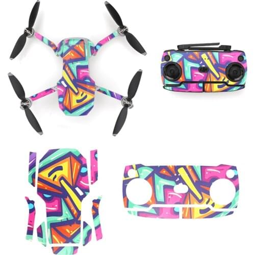 Mini Drone Sticker Mavic Mini Waterproof PVC Stickers Drone Body Arm Remote Control Skin Decals for DJI Mavic Mini Accessories