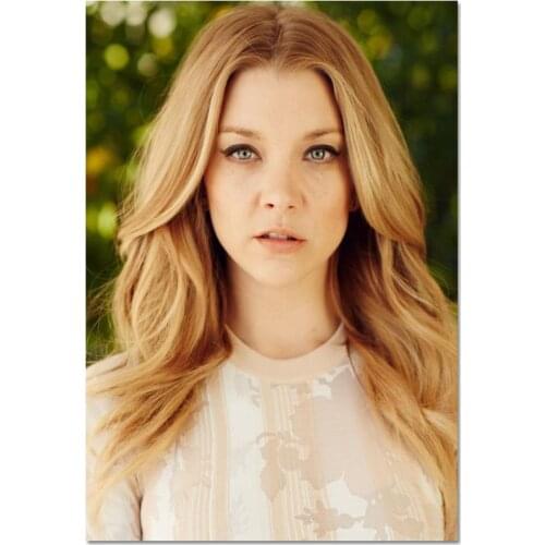 New Arrival Custom Natalie Dormer Poster Home Decoration Fashion Silk Fabric Wall Poster Customize Poster 2020.6.15