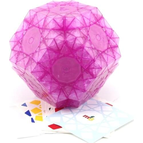 Original High Quality MF8 Heaven Eye Magic Cube Megaminxeds 3x3 Transparent Purple Speed Puzzle Christmas Gift Ideas Kids Toys