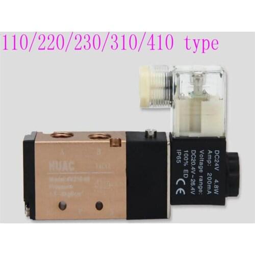 Pneumatic solenoid valve 4V210-310 410 220 230 110gold circuit board coil positive and sealing ring 800W times genuine guarantee