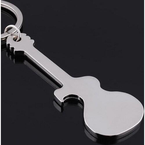 Gift Zinc Alloy beer guitar bottle opener bottle opener keychain keyring key chain key ring ss1286