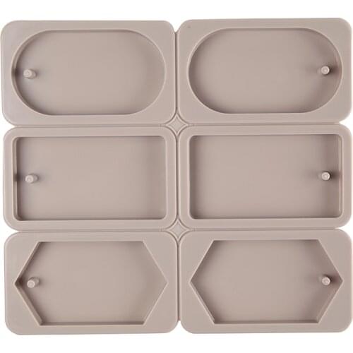 DIY Silicone Clay Aromatherapy Tablets Mold 3 shapes Crafts Hanging Ornaments Wax Molds Flower Soap Mould Craft Accessories