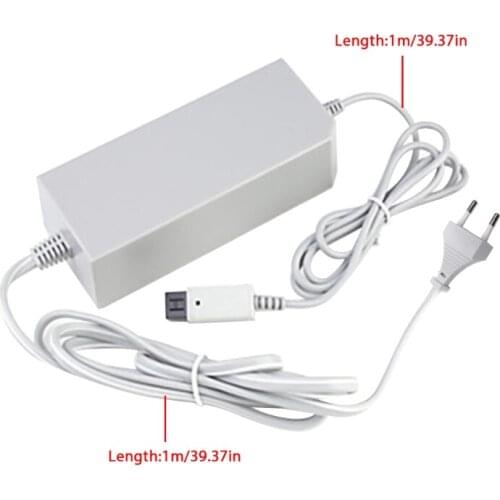 EU/US Plug Replacement Wall AC Power Adapter Supply Cord Cable For Wii Console