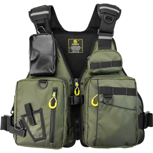 243lbs Buoyancy Life Jacket for Kids Adult With Multiple Pockets Floatation Vest Buoyancy Waistcoat Water Safety Equipment
