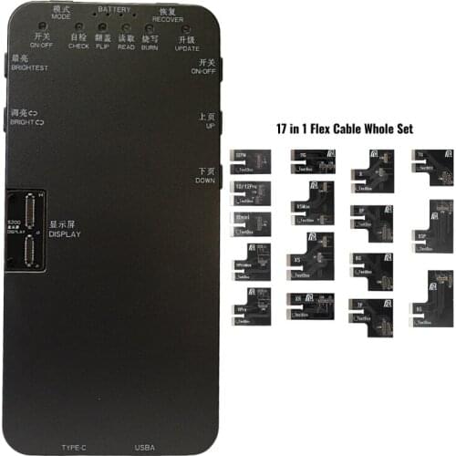 Free Ship S200 LCD Screen Tester Board With Cables For iPhone 6G Upto 12 Pro Max Display 3D Touch Light Sensor Touch Testing Box