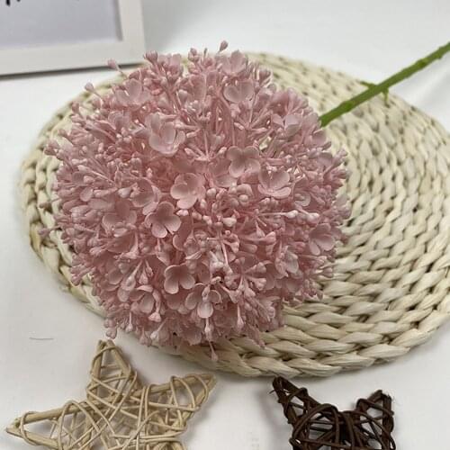 1pc artificial flowers hydrangea branch home wedding decor autum silk flower high quality fake flower party room decoration