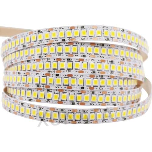 12V 24V LED Strip Light 5M SMD2835 Flexible Led Tape Ribbon Diode White/Warm White Outdoor Waterproof Led Light Strip Lamp
