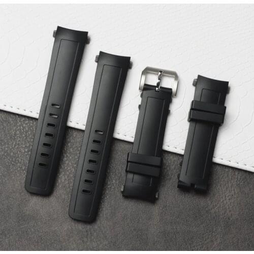 22mm Rubber Silicone Watch Strap For IWC AQUATIMER FAMILY Watchband IW356802/376705/376710/376711/376708/356801/356810/376709