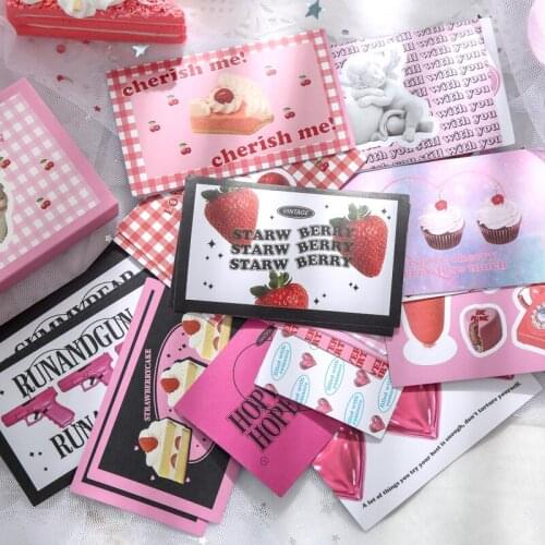 Yisuremia New Arrival 40pcs Vintage Maiden Sticker Decorative Diary Scrapbook Kawaii Cartoon Literary Stationery Sticker Gift