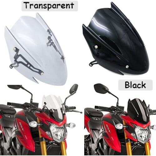 Motorcycle Accessories For Suzuki GSX-S750 GSXS750 GSXS 750 2017 2018 2019 Windscreen Windshield Shield Screen with Bracket