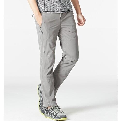 Summer Men Sports Pants Outdoor Breathable Quick Dry Hiking Pants Mens Elasticity Waterproof Trekking Hunting Trousers 5XL