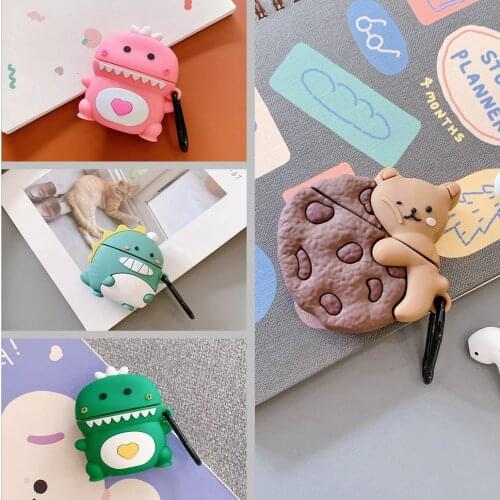 Cute bear sfor Airpods 4 Mini Airpods Pro 4 Case Cartoon Silicone Earphone Case for Airpods 4 Mini Headphone Protective Cover