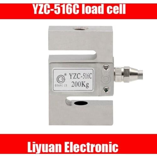 Pulling Force sensor Tension sensor YZC-516C Pressure sensor S type Load Cell batching scale 100KG 200KG 300KG 1T 500KG 2T 3Ton