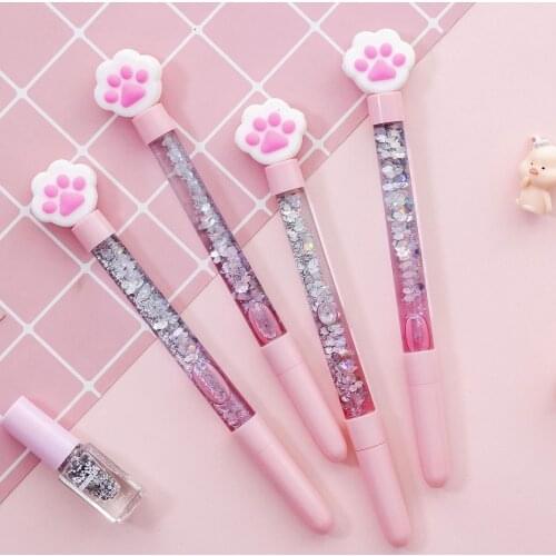 Crystal Pink Gel Pen Unicorn Pen Stationery Kawaii School Supplies Gel Ink Pen School Stationery Office Suppliers Pen Kids Gift