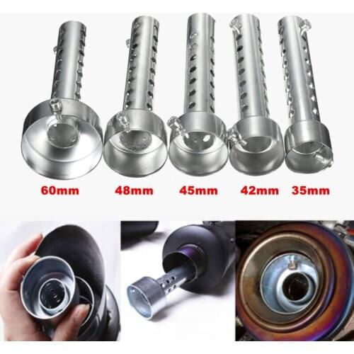 Motorcycle Exhaust Muffler DB Killer 35mm/42mm/45mm/48mm/60mm Silencer Adjustable Noise Sound Eliminator Silencer Universal