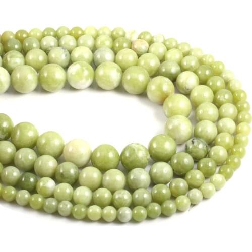 Natural stone 4/6/8/10/12mm Round Ball loose beads for Jewelry Making Necklace DIY Bracelets Accessories