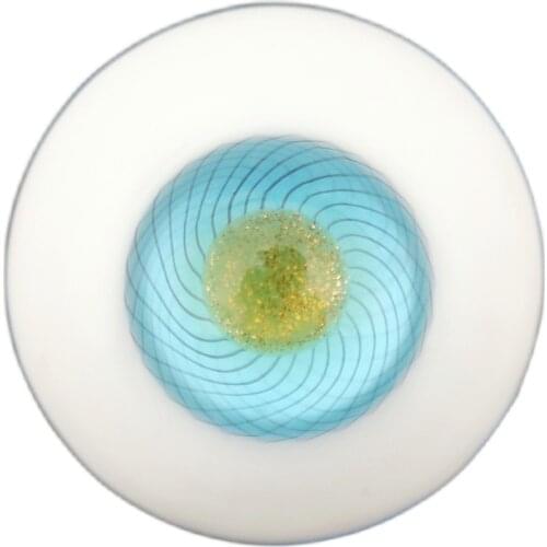 BJD 22mm Round Glass Eyes Eyeball Reborn Baby Doll Makeup Jewelry Use Taxidermy Steampunk Crafts HEDUOEP Y22102