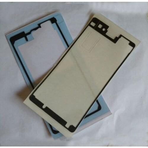 2PCS/Set New Front + Rear Back Adhesive Glue Sticker For Sony Xperia Z1 Compact D5503 Z1 Mini LCD Front Frame Back Stickers