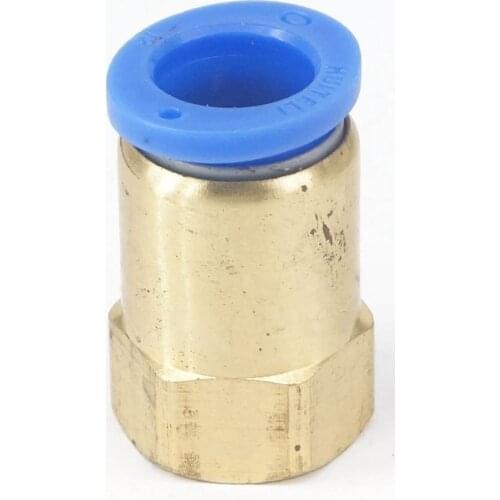 LOT 5 1/4" BSP Female to Fit Tube O/D 12mm Pneumatic Push In Connector Union Quick Release Air Fitting Plumbing