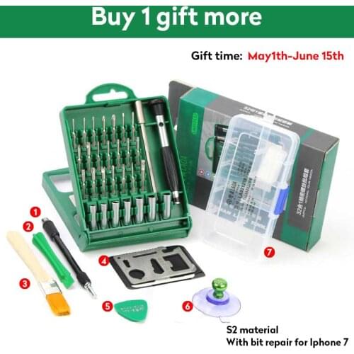 32 in 1 S2 Precision Screwdrivers Multifunctional Pricise Screw Driver Set Tools Repair for Cellphone Laptop Watch