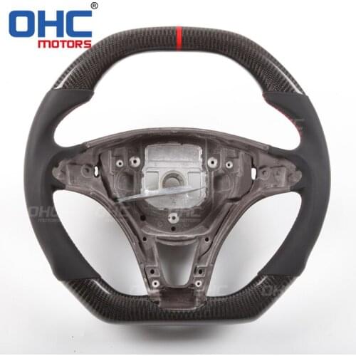 Real Carbon Fiber Steering Wheel for Mercedes Benz E C CLS W218 W212 W204 W207 Class