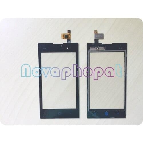 Novaphopat Black Digitizer Sensor Screen For For ZTE V815W KIS 2 V815 Touch Screen Digitizer Replacement Glass Sensor screen