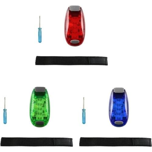 Reflective Outdoor Mini Warning Light Bicycle Tail Light Backpack Light Helmet Light for Runners, Stroller, Dogs, Bike G99D