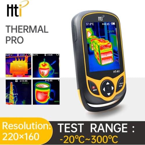 HTI Thermal Imager HT-A1 Infrared Thermal Camera Detector Temperature Meter Measuring Tools Handheld TFT Display Screen Hunt