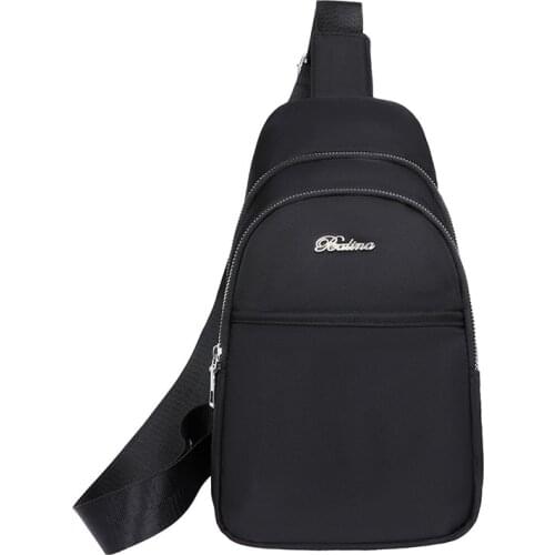 High Quality Mobile Phone Bag Personality Fashion Diagonal Chest Bag Waterproof Nylon Ladies Outdoor Sport Messenger Bag