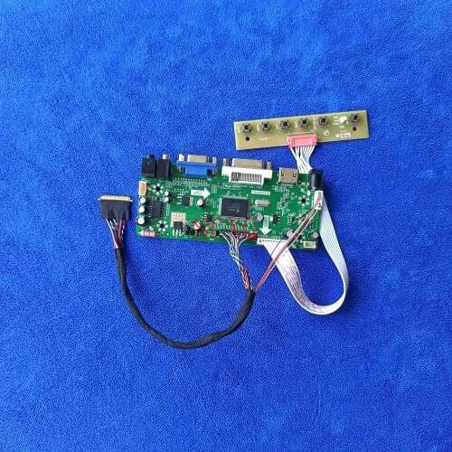 LCD screen drive controller board 60Hz WLED DIY Kit DVI VGA HDMI-compatible M.NT68676 40 Pin LVDS 1280*800 Fit B101EW03/B101EW04