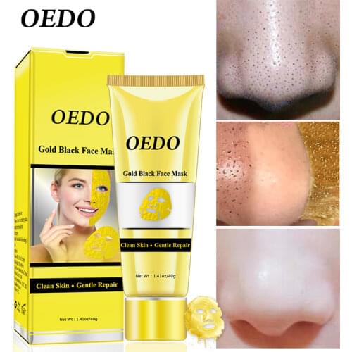 Gold Remove Blackhead Mask Shrink Pore Improve Rough Skin Acne Shills Blackhead Remover Mask Facial Moisturizing Cream