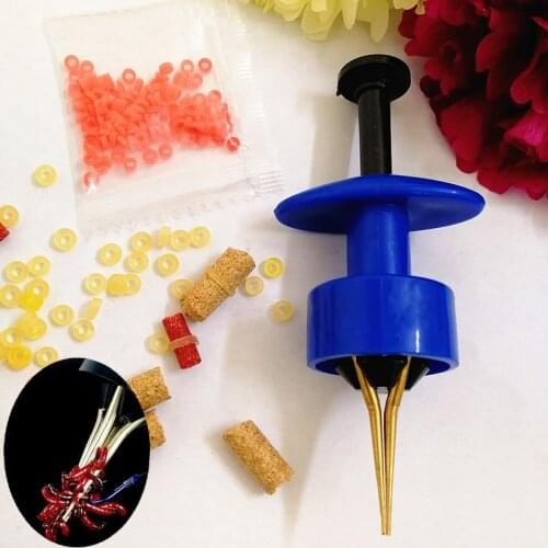 1pcs Carp Fishing Lures Professional Earthworm Bloodworm Clip Fishing Tackle Accessory Bait Band Tool Lightweight Clip