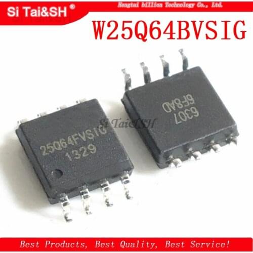10piece 25Q64BVSIG 25Q64BVSSIG W25Q64BVSIG 25Q64 BVSIG sop-8 laptop chip new original