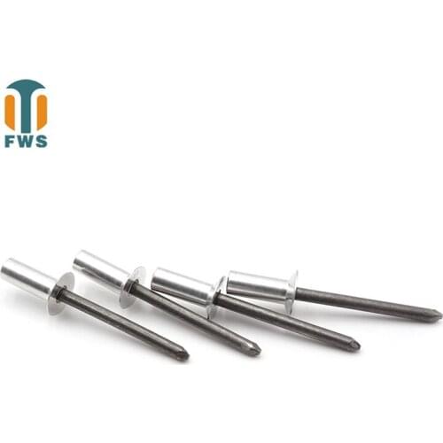 10PCS M5*(8-28)mm Aluminum steel countersunk head closed type Mandrel Blind Rivet Nail Pop Rivets for Furniture Car Aircraft