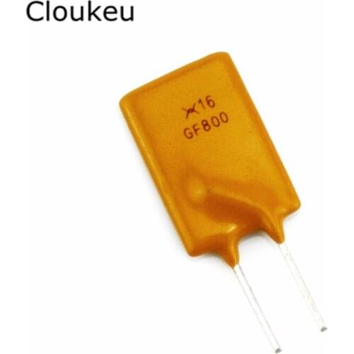 10Pcs RGEF800 PPTC Resettable fuse 16V 8A 8000MA GF800