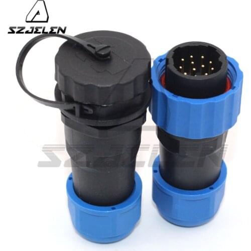 12Pin cable connector, waterproof plug, waterproof power connector,wire connector IP68 12pin Male and female