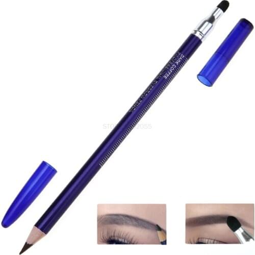 2pcs Waterproof Microblading Pen Permanent Makeup Tattoo Eyebrow Marker Pen Double-ended Positioning Pencil with Eraser